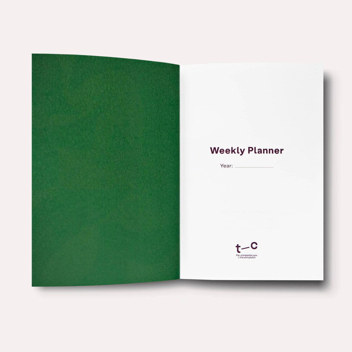Palermo Undated Weekly Planner Book