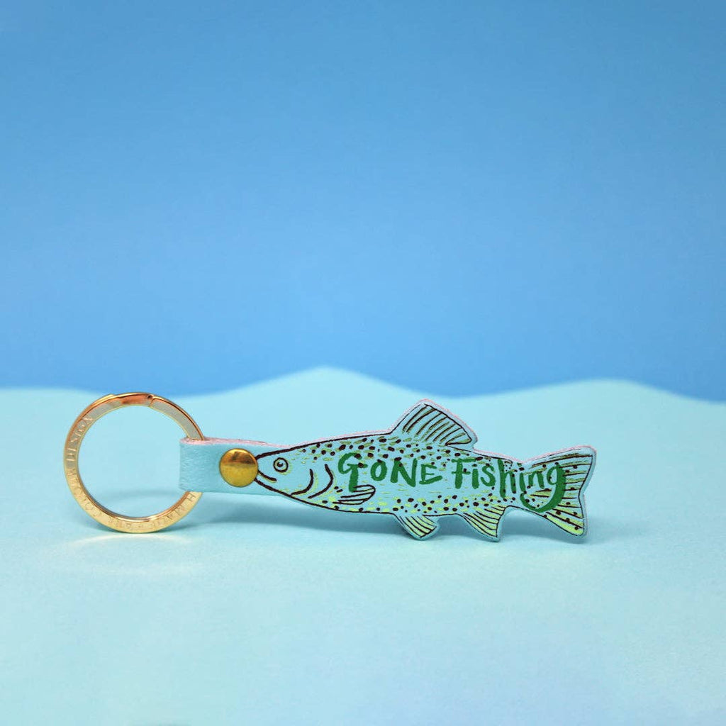 Gone Fishing Key Fob