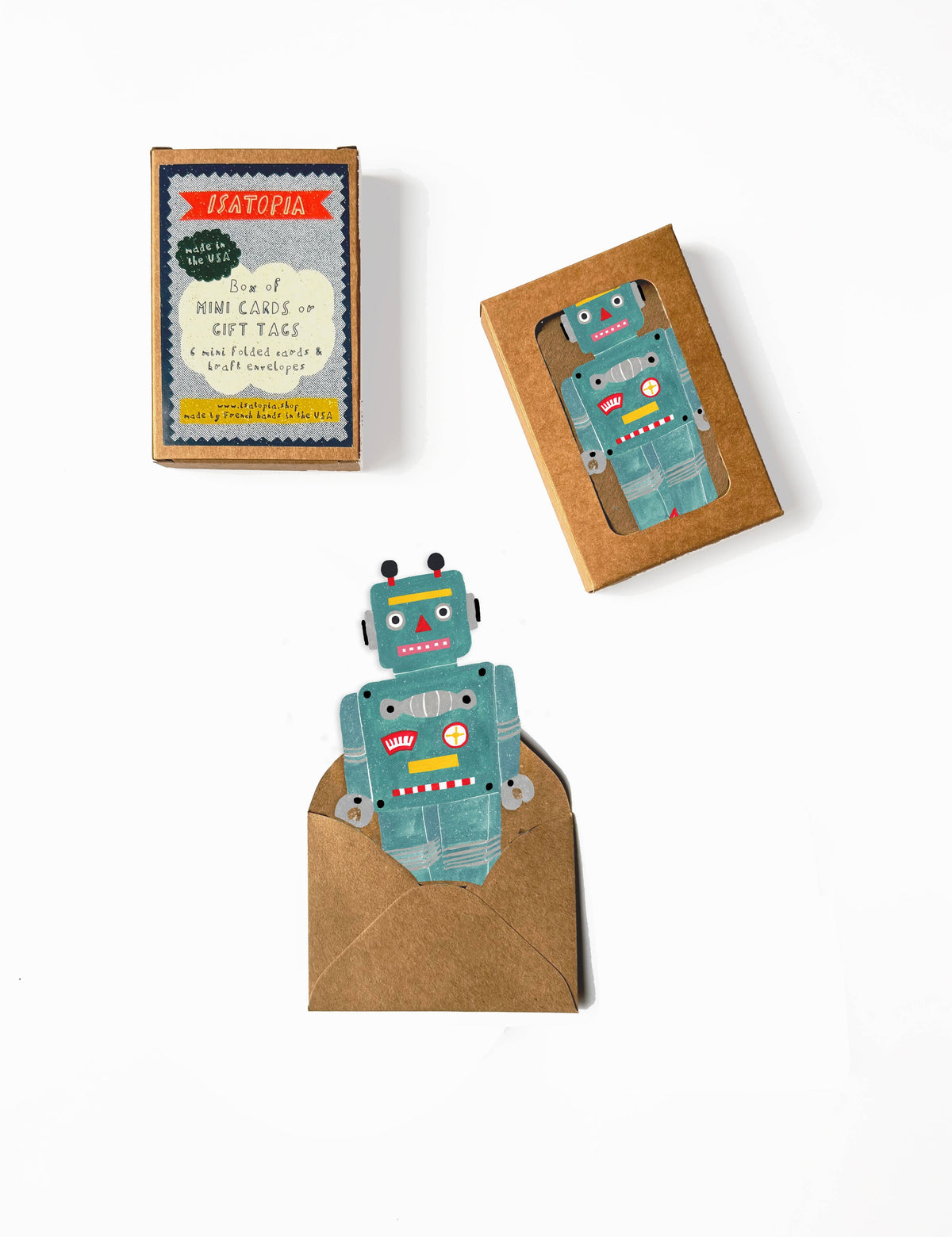 Little Robot Mini Cards - box of 6