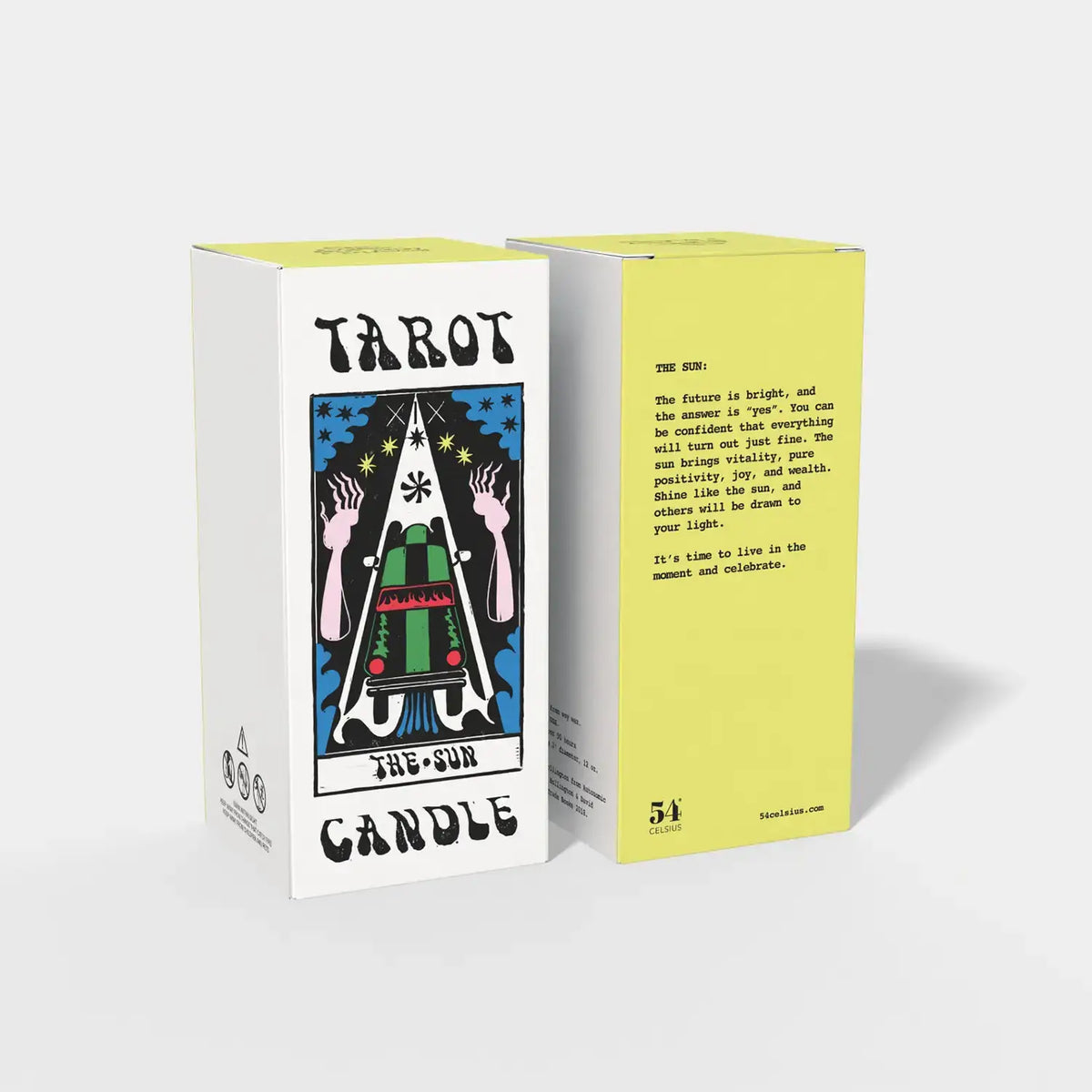 Tarot Candle - The Sun | Bergamot & Driftwood | Radiate Joy