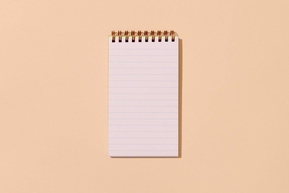 Letterpress Small Spiral Notebook—Blueberry (Vibrant Summer)