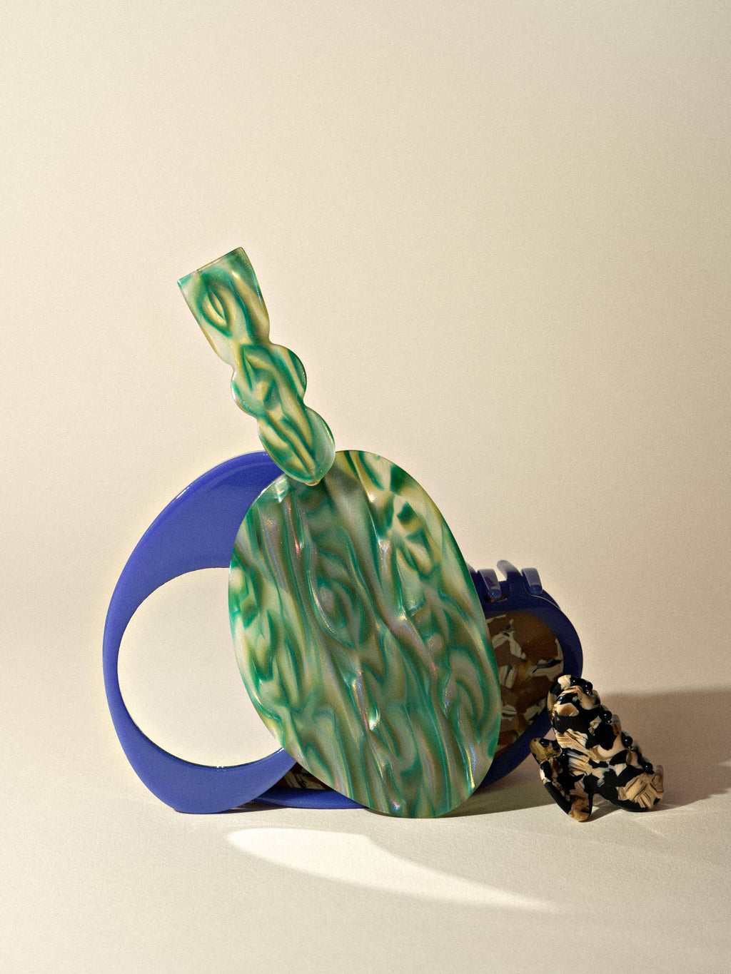 Lottie Mirror – Blue & Malachite