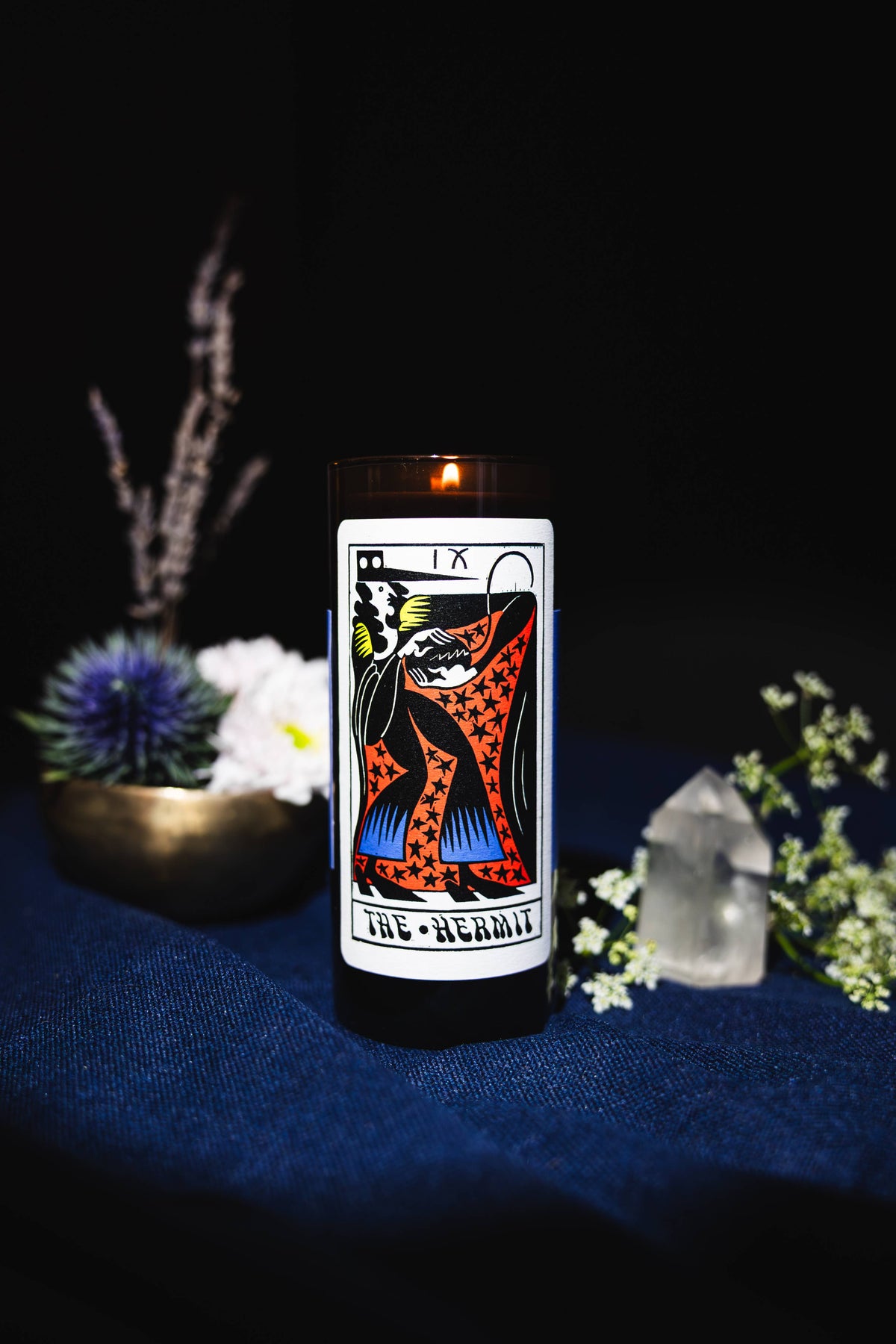 Tarot Candle - The Hermit | Lavender & Sandalwood | Wisdom