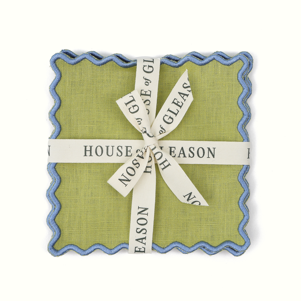 Limerick Linen Square Cocktail Napkins - Set of 4