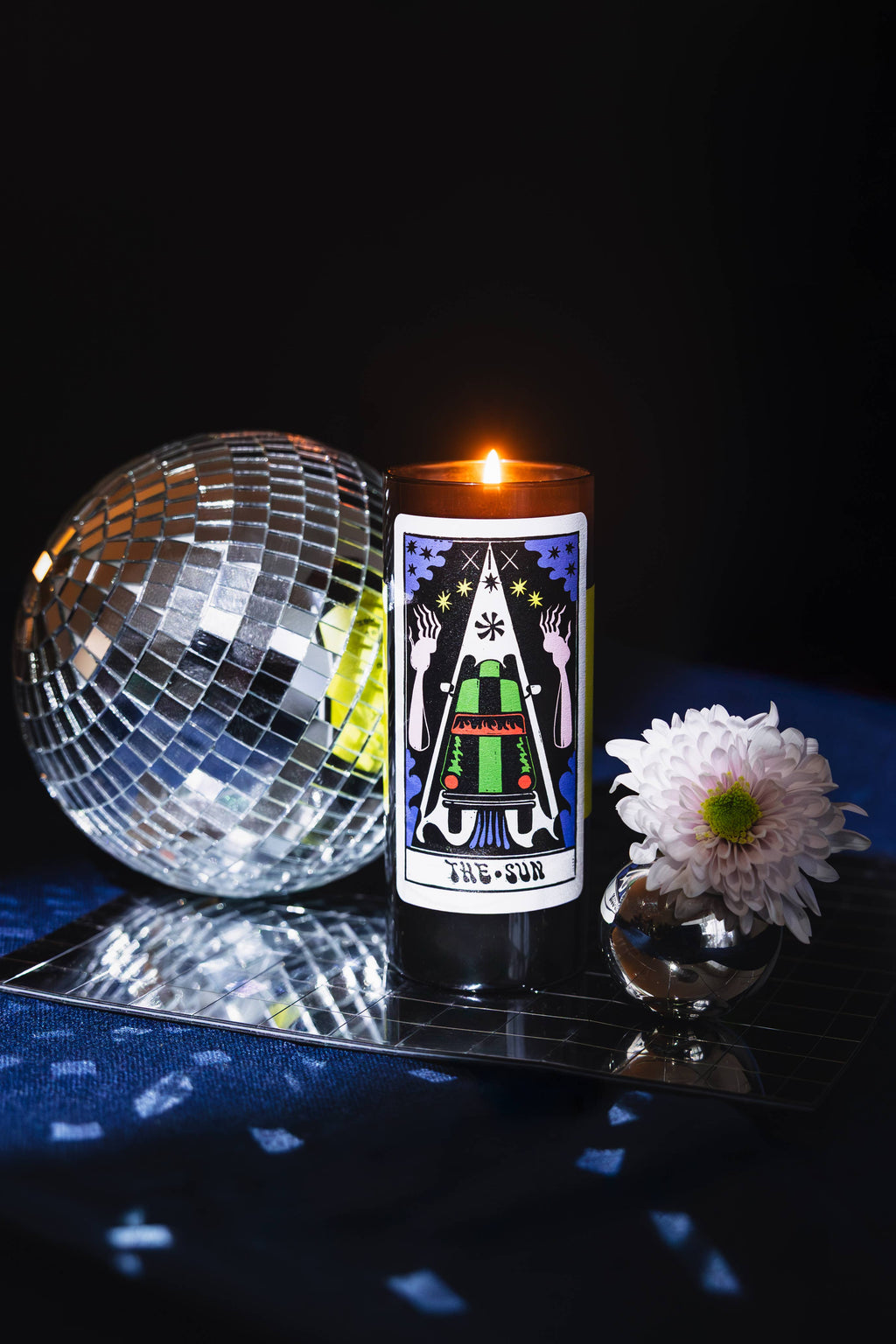 Tarot Candle - The Sun | Bergamot & Driftwood | Radiate Joy
