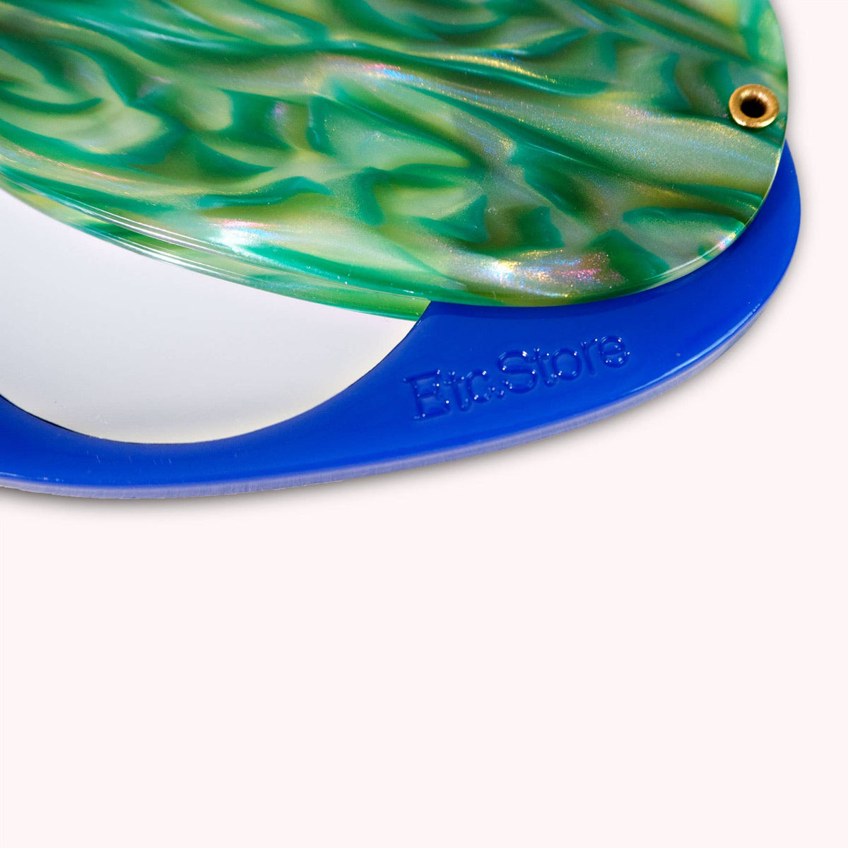 Lottie Mirror – Blue & Malachite