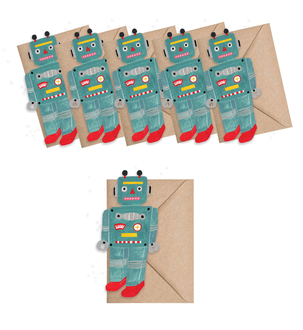 Little Robot Mini Cards - box of 6