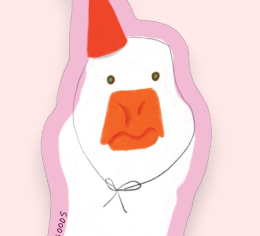 Goose Dude - Die Cut Sticker
