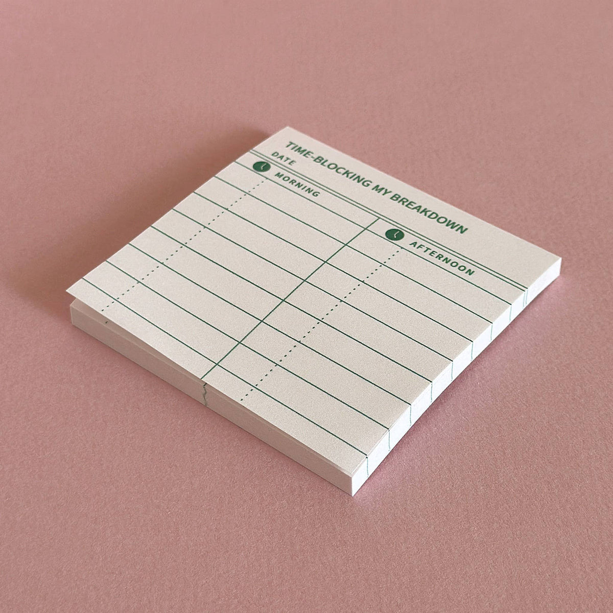 Time-Blocking My Breakdown | Funny Planner Sticky Notes