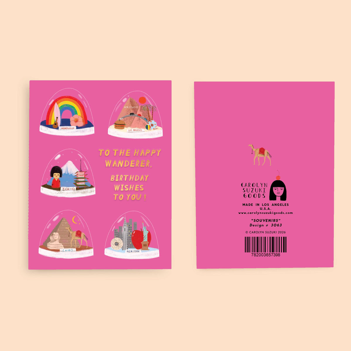 SOUVENIRS - Birthday Card