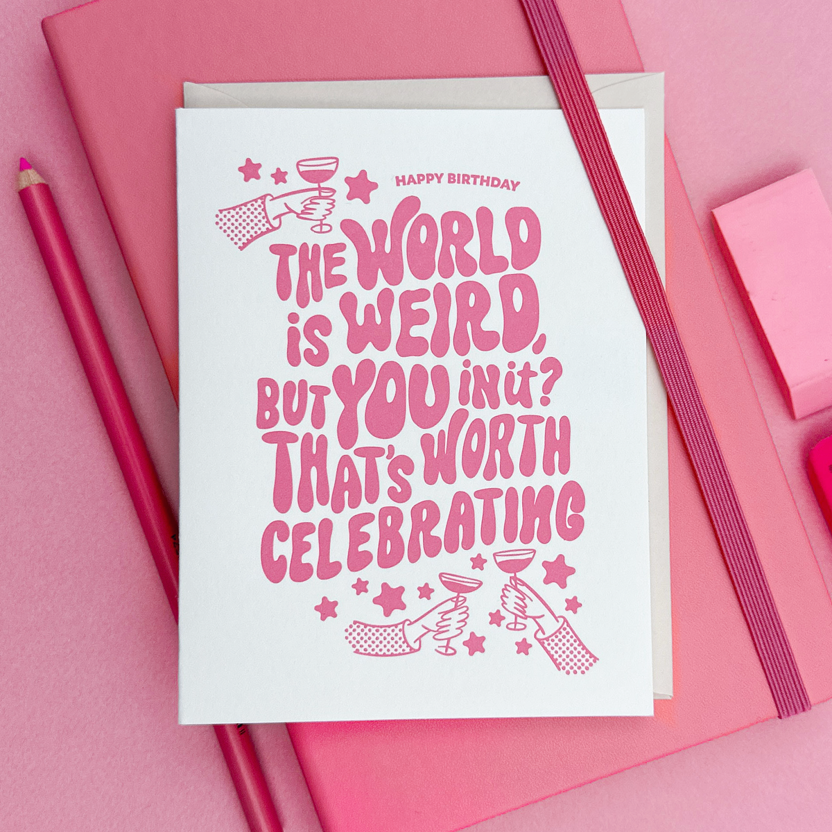Worth Celebrating | Heartfelt Letterpress Birthday Card