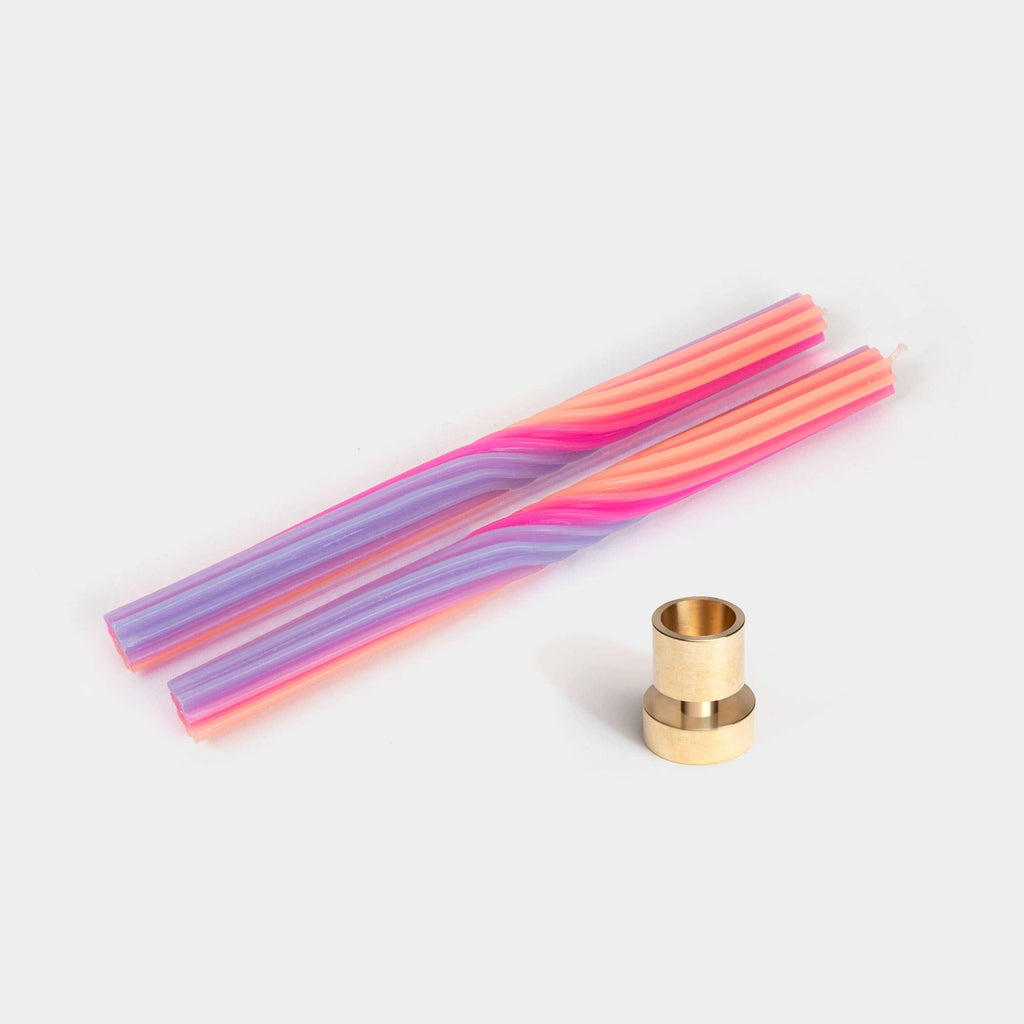 Pivot Orange & Lav. 11" Tapers (2 Pack)