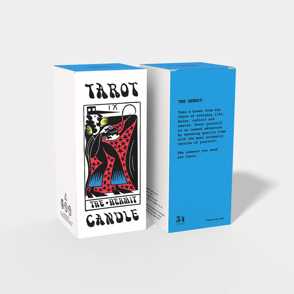 Tarot Candle - The Hermit | Lavender & Sandalwood | Wisdom
