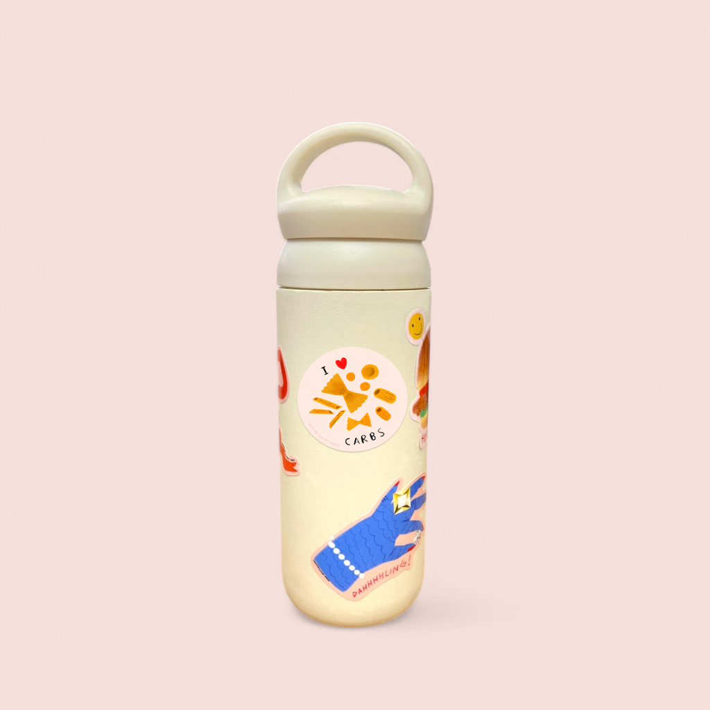I Luv Carbs - Die Cut Sticker