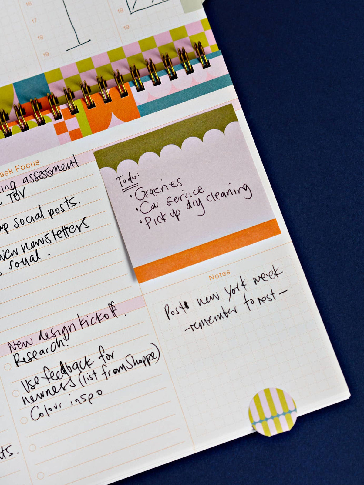 Ginger Sticky Notes
