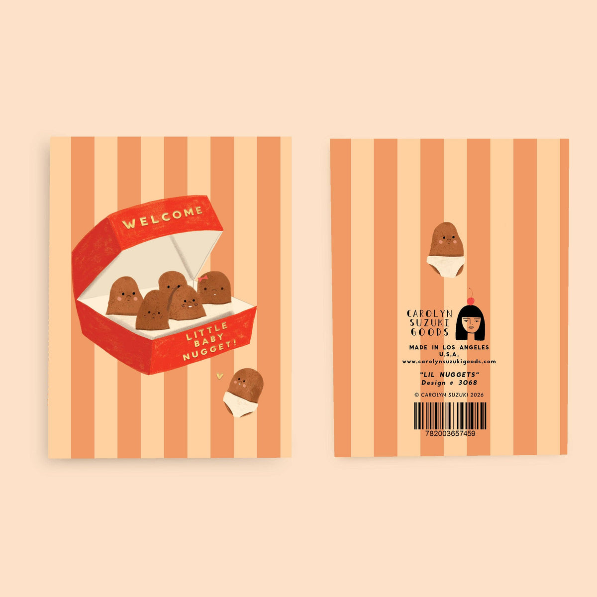 LIL NUGGETS - Baby Card