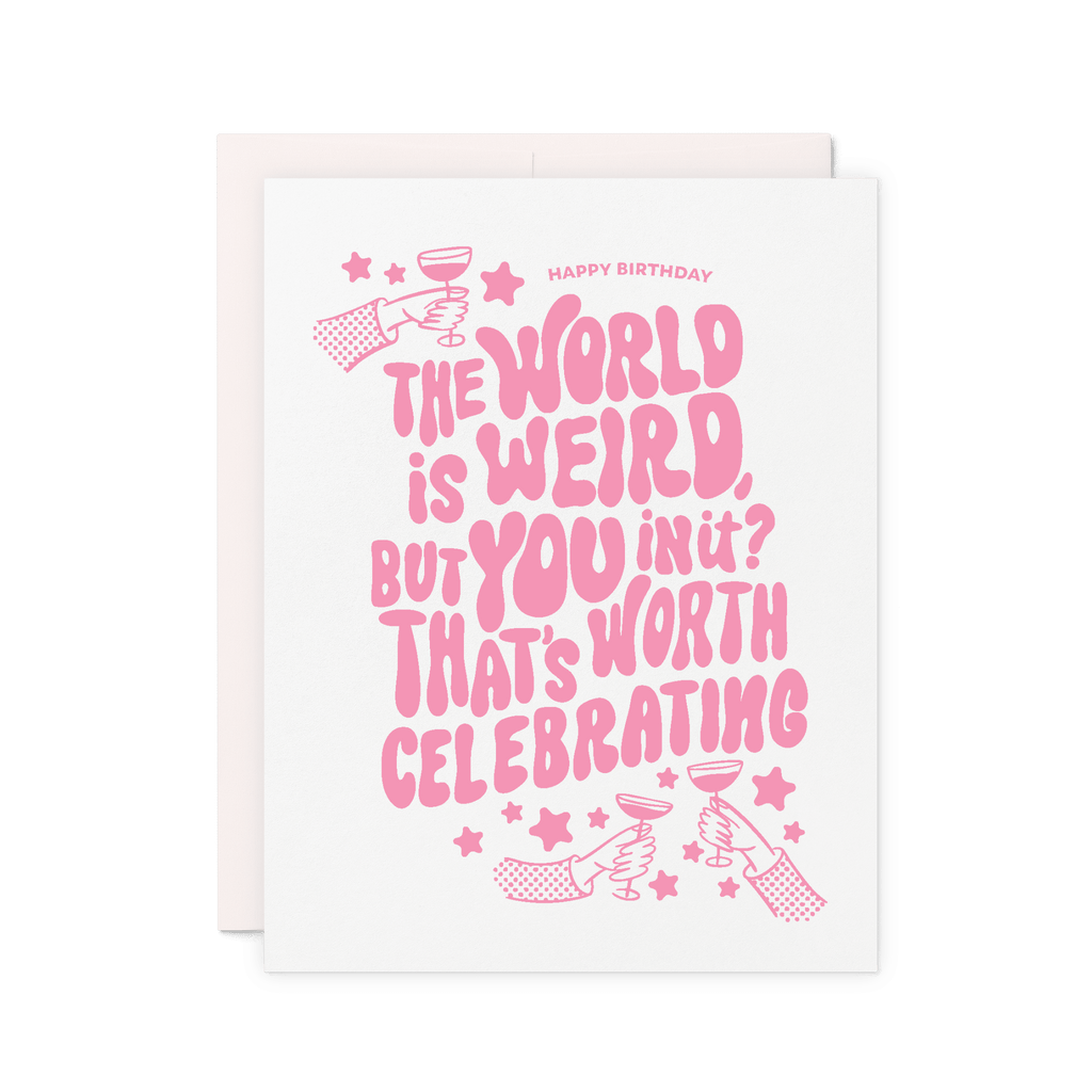 Worth Celebrating | Heartfelt Letterpress Birthday Card