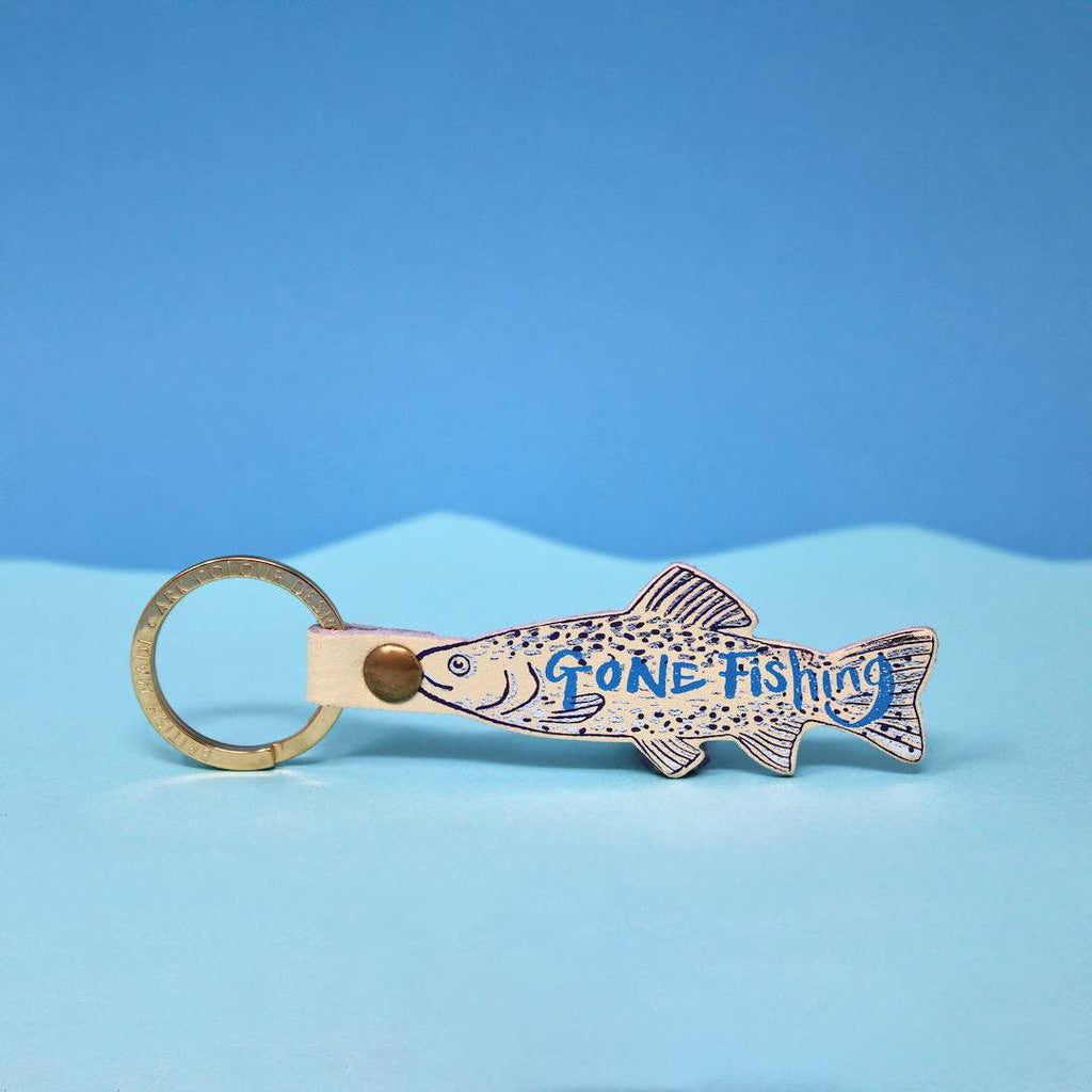 Gone Fishing Key Fob