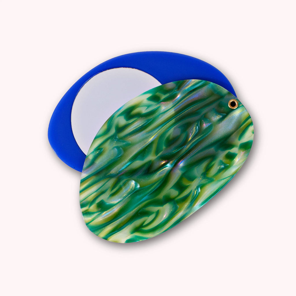 Lottie Mirror – Blue & Malachite