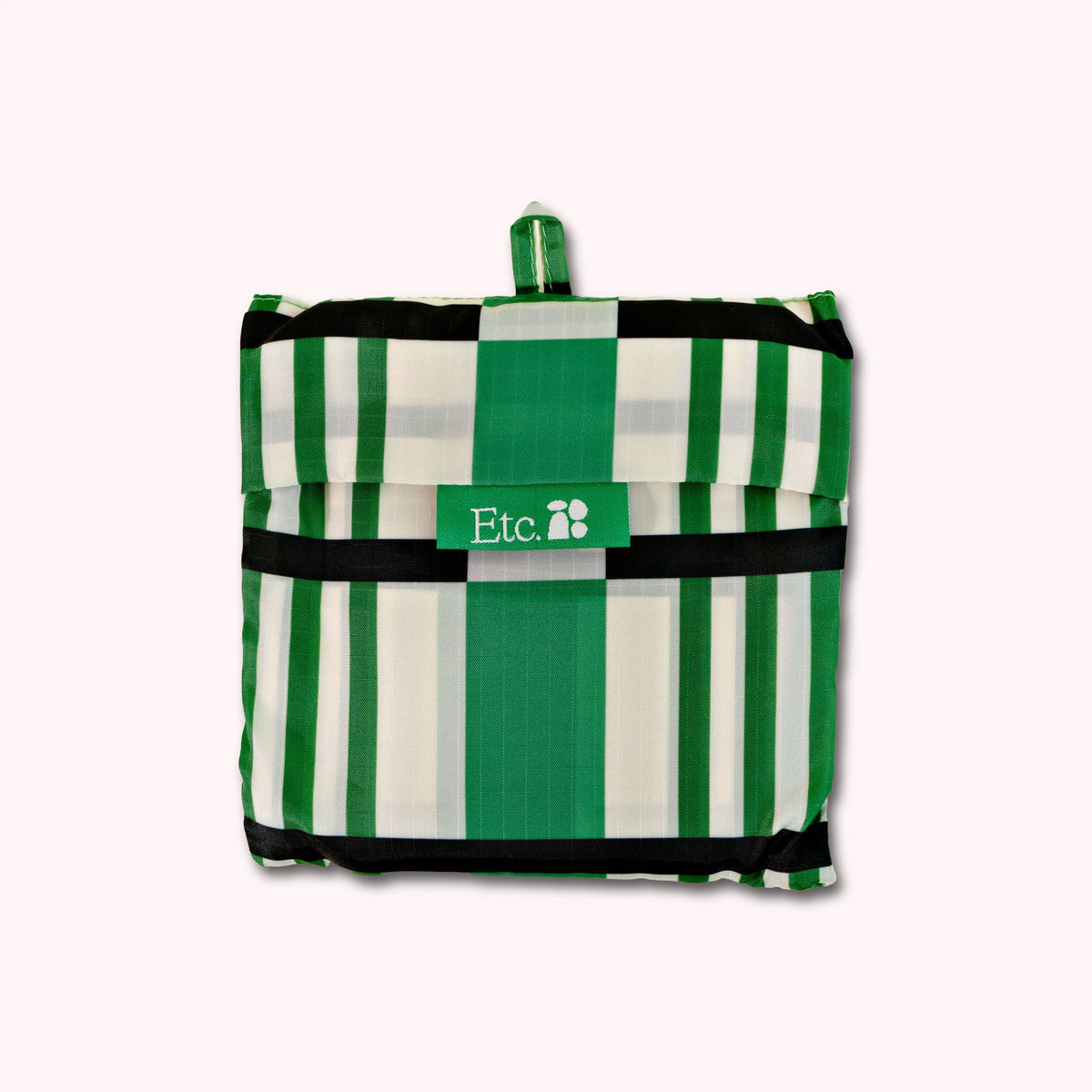 Romy Shopper Bag – Green Check