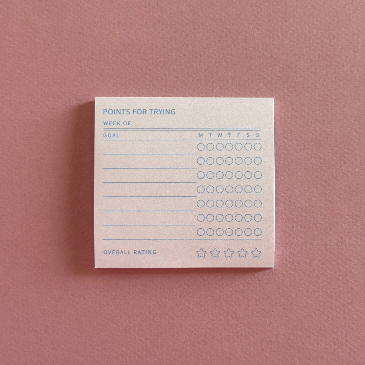 Points for Trying | Motivational Habit Tracker Sticky Notes
