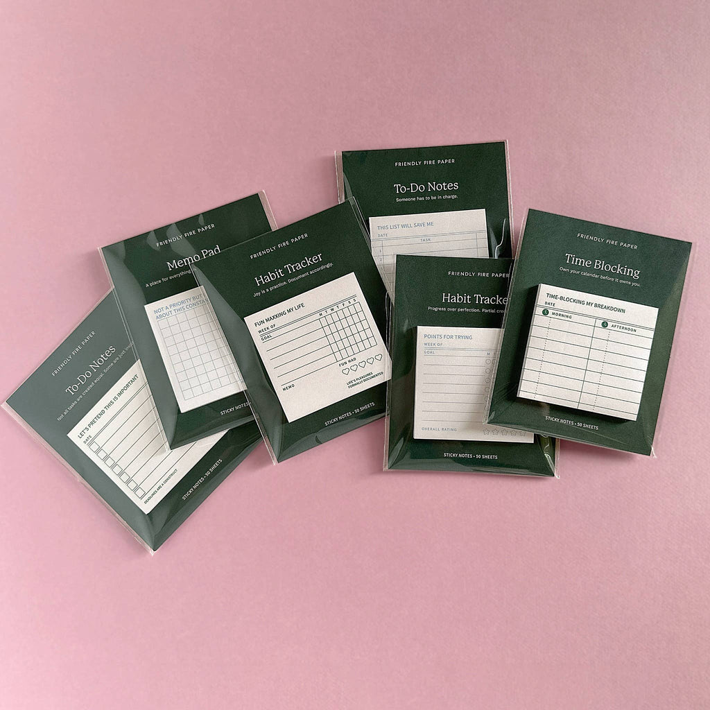 Points for Trying | Motivational Habit Tracker Sticky Notes