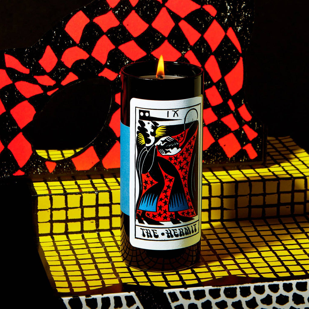 Tarot Candle - The Hermit | Lavender & Sandalwood | Wisdom