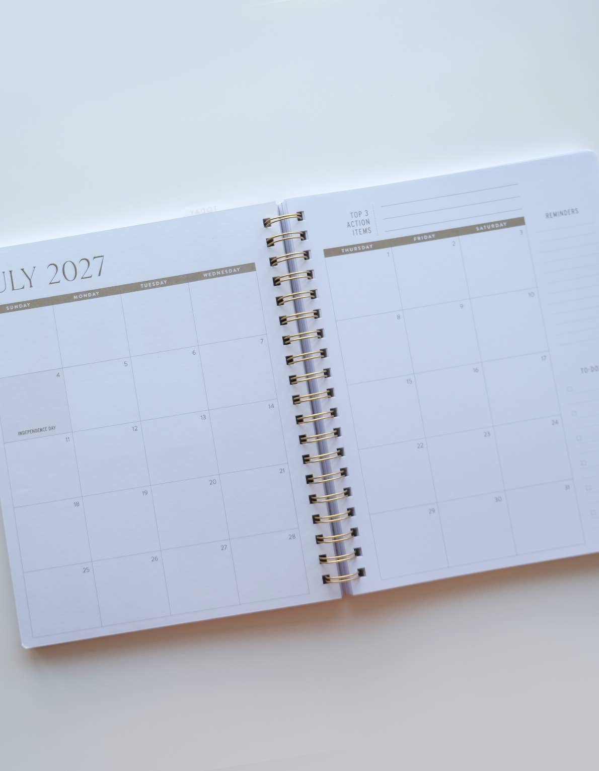 2027 Large Format Planner | Cabana Stripe