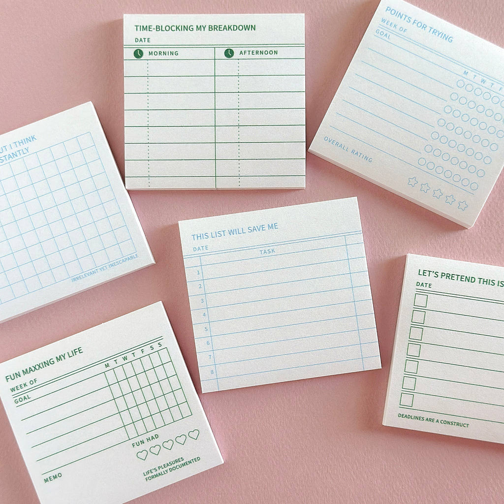 Points for Trying | Motivational Habit Tracker Sticky Notes