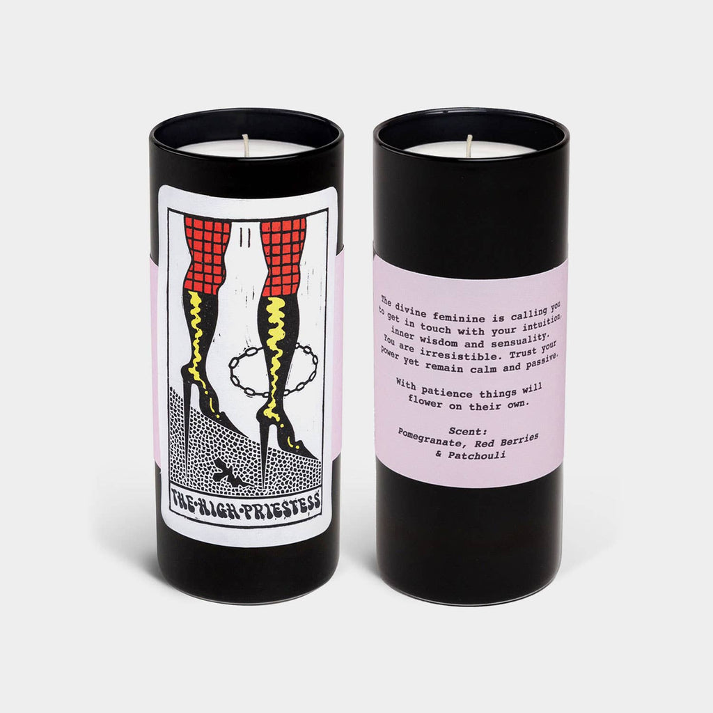 Tarot Candle - High Priestess | Confident and Sensual