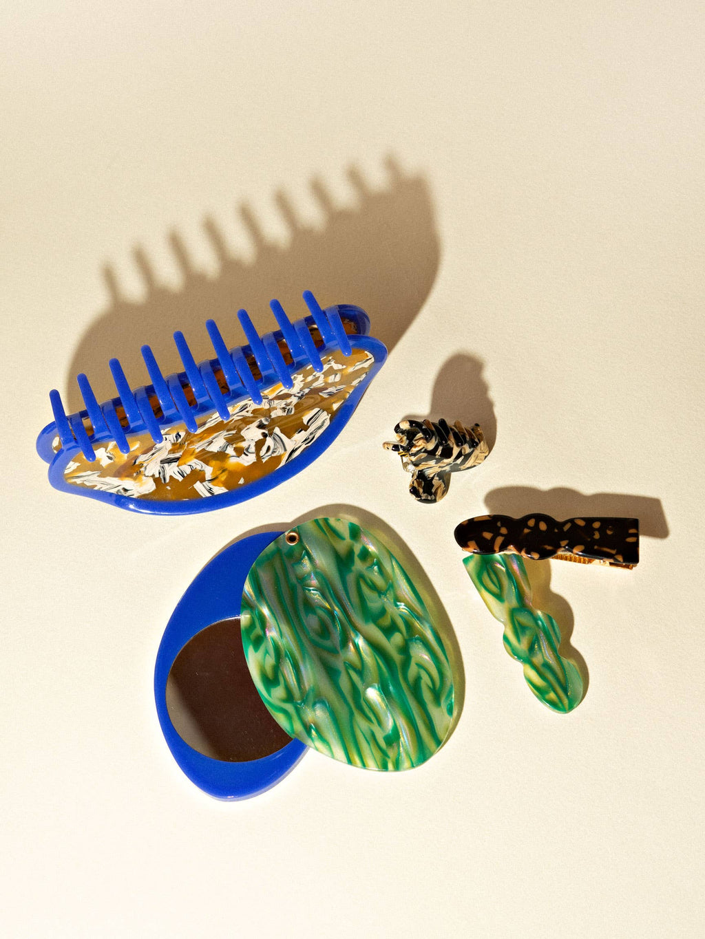 Lottie Mirror – Blue & Malachite