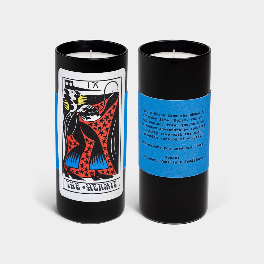 Tarot Candle - The Hermit | Lavender & Sandalwood | Wisdom