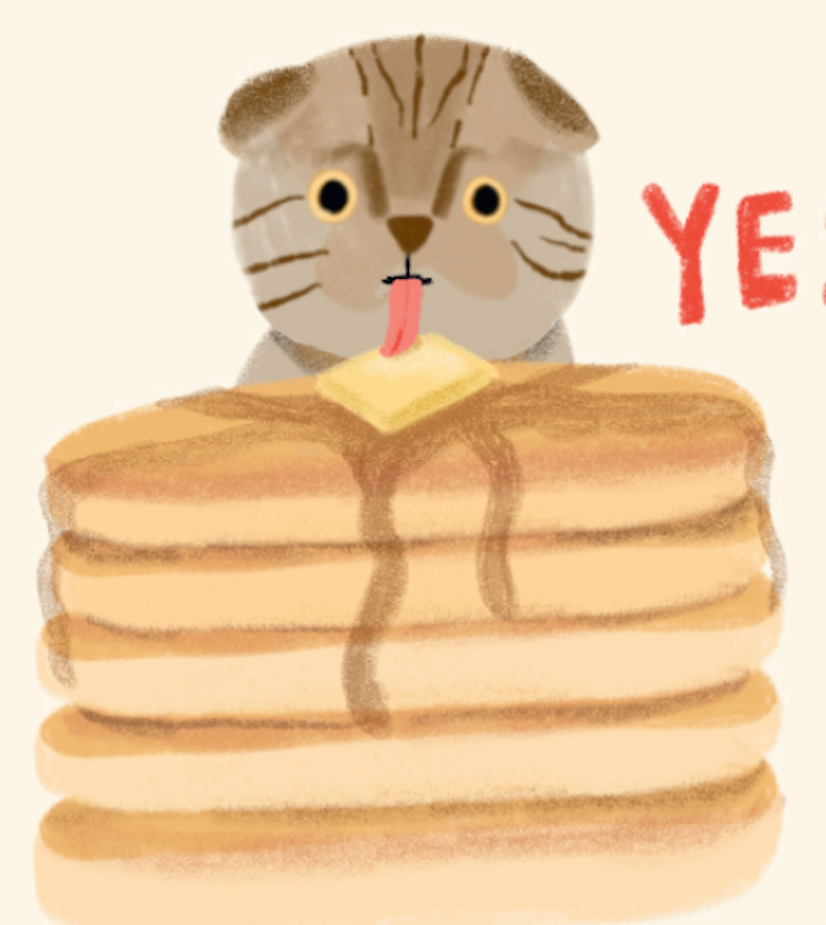 Pancakes - Die Cut Sticker